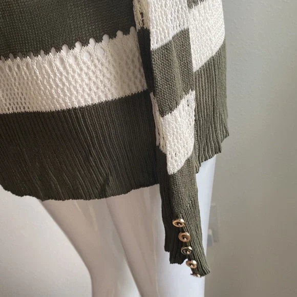 ALBERTO MAKALI SWEATER CARDIGAN TOP, SIZE M MSRP $120.00 NWT - Picture 6 of 8